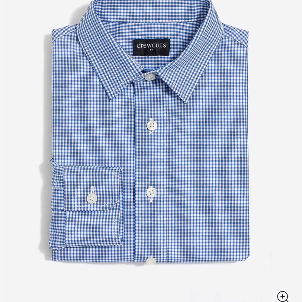 Crewcuts boy’s  Blue Gingham Shirt